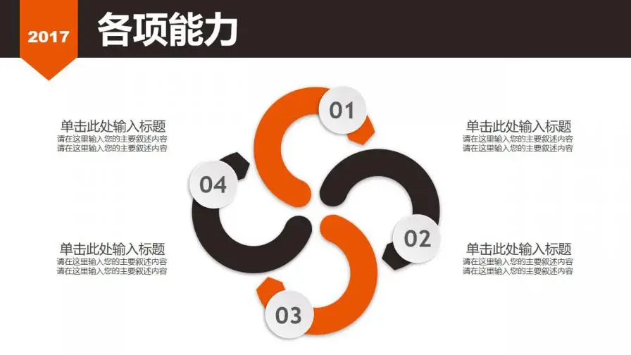 入职岗位竞聘通用ppt模板