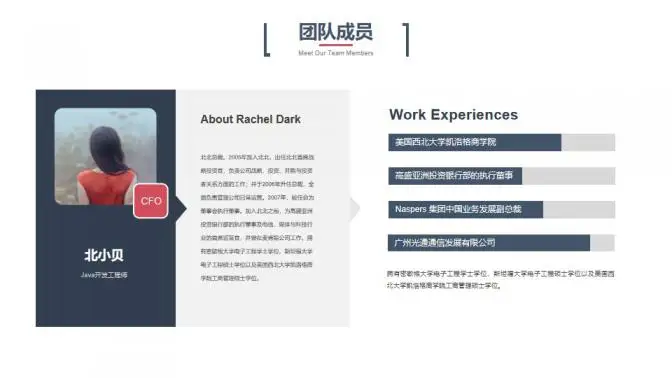 科技风创业融资计划书PPT模板 科技风创业融资计划书PPT模板