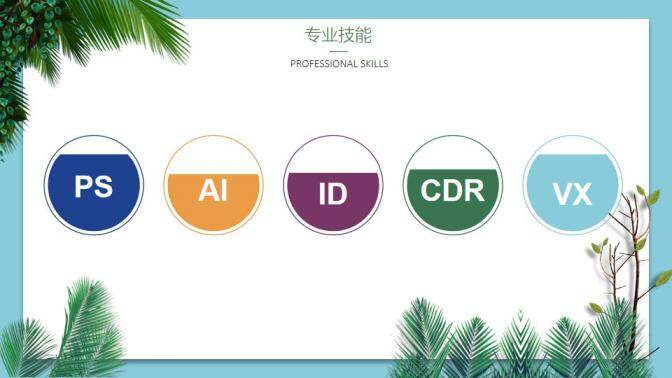 图片[6]-绿色植物系个人简历PPT模板—免费分享好看实用的个人简历PPT-叨客学习资料网