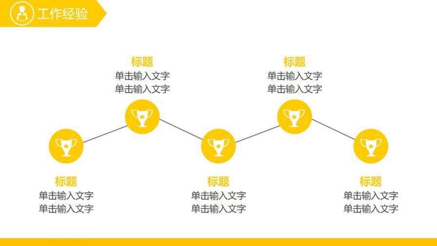 图片[14]-黄色创意时尚通用个人简历ppt模板—免费分享好看实用的个人简历PPT-叨客学习资料网