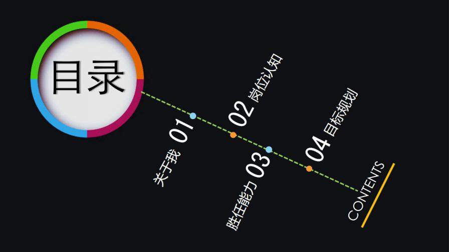 图片[3]-时尚创意五指个人简历PPT模板—免费分享好看实用的个人简历PPT-叨客学习资料网