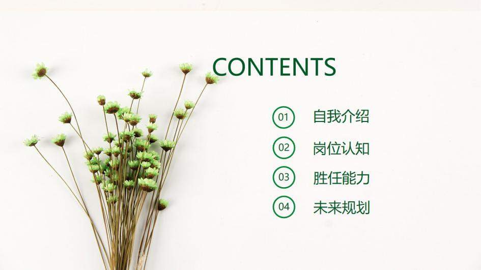 图片[2]-清新唯美小碎花个人简历ppt模板—免费分享好看实用的个人简历PPT-叨客学习资料网