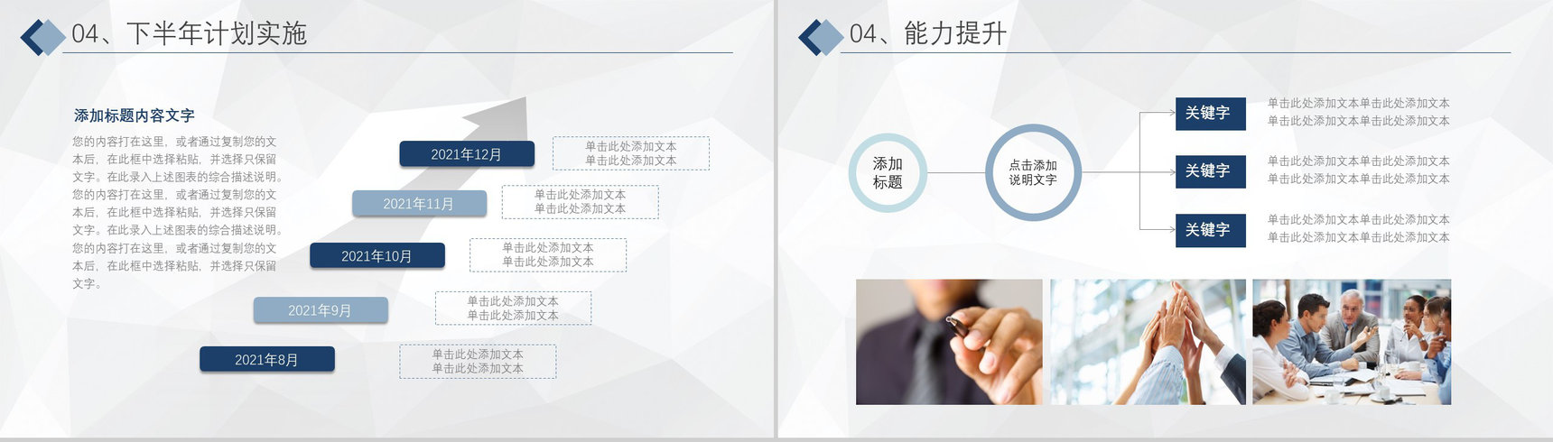 企业公司年中总结年终总结工作汇报述职陈述部分职工讲演项目总结PPT模板-14