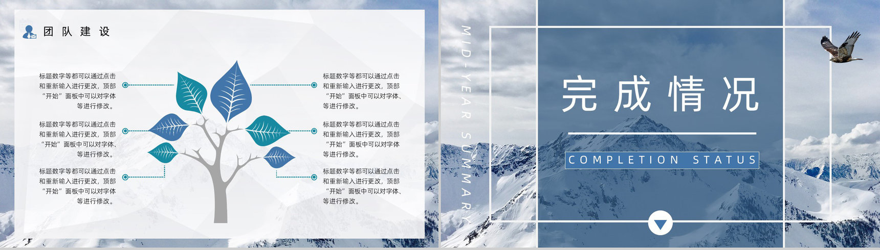 企业部分职工年中工作情况总结报告下半年工作计划报告PPT模板-4