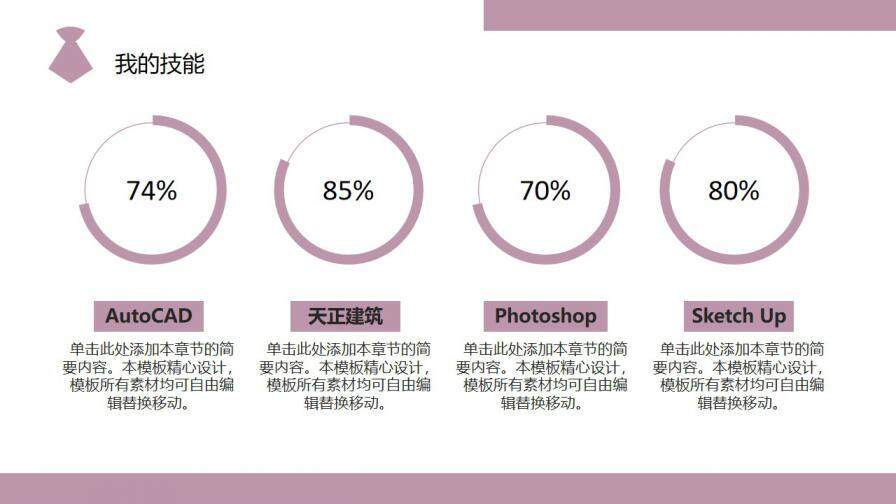 图片[4]-个人简历岗位竞聘模板—免费分享好看实用的个人简历PPT-叨客学习资料网