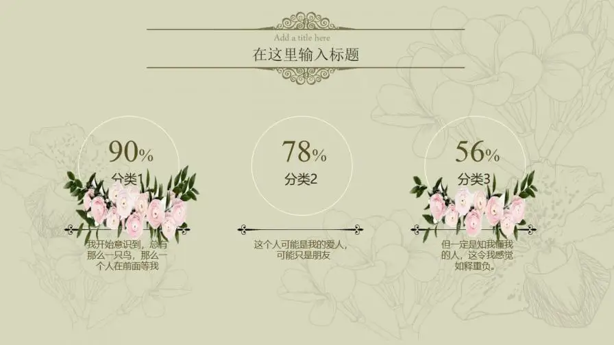 唯美淡雅复古小清新PPT模板 唯美淡雅复古小清新PPT模板
