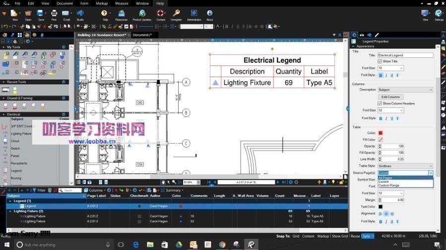 PDF文件编辑修改工具-bluebeam revu2020中文版免费下载附破解工具-叨客学习资料网