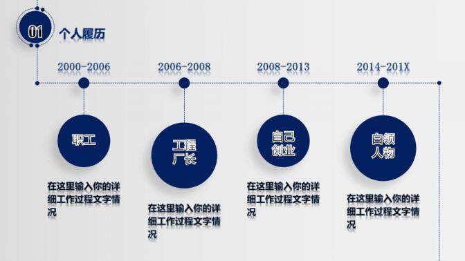 图片[6]-湖蓝时尚大气个人竞聘简历动态PPT模板—免费分享好看实用的个人简历PPT-叨客学习资料网