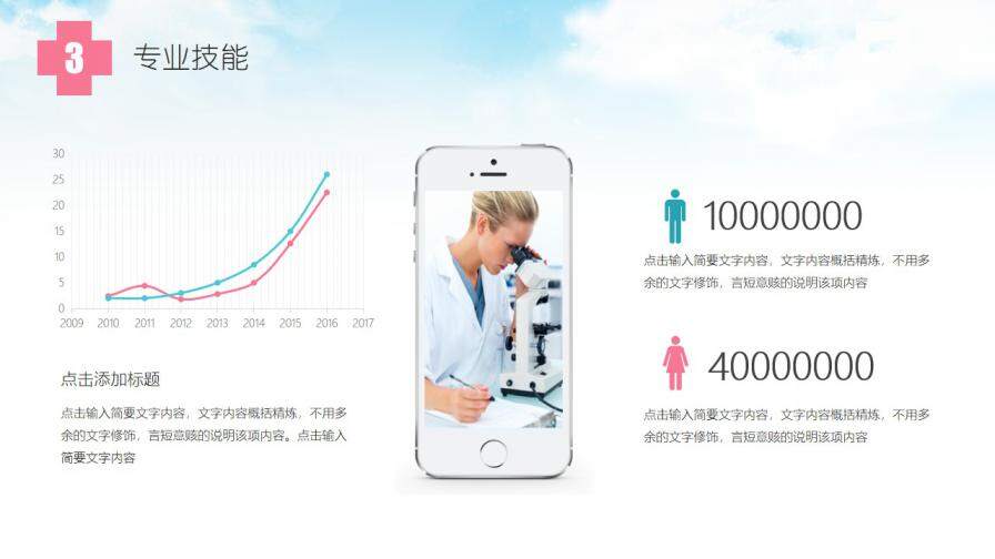 图片[15]-小清新风格的医生护士个人简历PPT模板—免费分享好看实用的个人简历PPT-叨客学习资料网