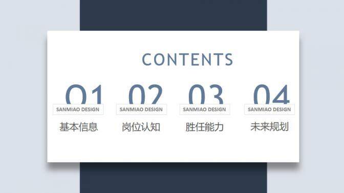 图片[3]-个人岗位竞聘竖版PPT模板—免费分享好看实用的个人简历PPT-叨客学习资料网