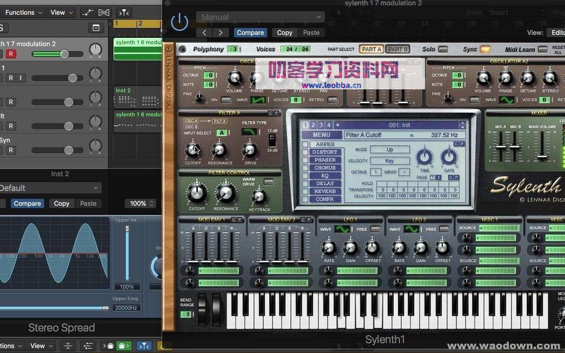 Sylenth1 3.071 破解版中文版百度云下载-EDM制作合成器-叨客学习资料网
