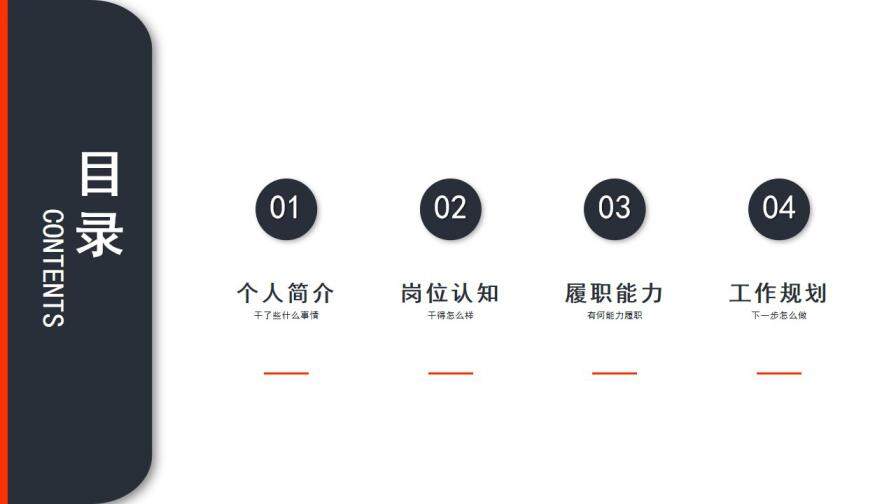 图片[4]-创意简约个性岗位竞聘个人求职简历自我介绍PPT模板—免费分享好看实用的个人简历PPT-叨客学习资料网