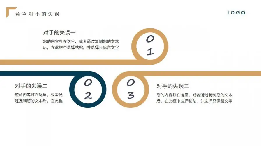 大气蓝金扁平商务工作总结年中总结PPT模板 大气蓝金扁平商务工作总结年中总结PPT模板