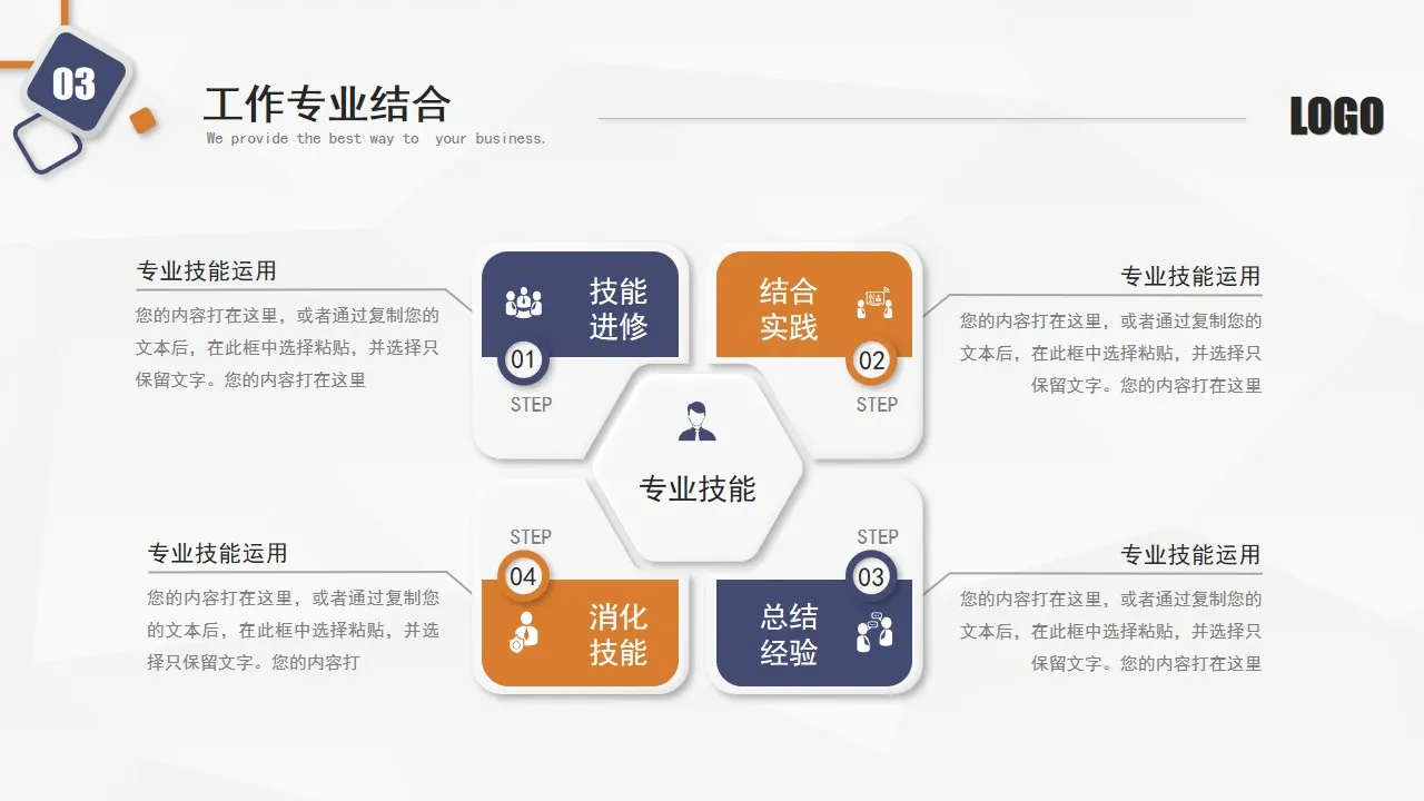 大气精约蓝黄微粒体年终总结工作总结工作计划PPT模板 大气精约蓝黄微粒体年终总结工作总结工作计划PPT模板