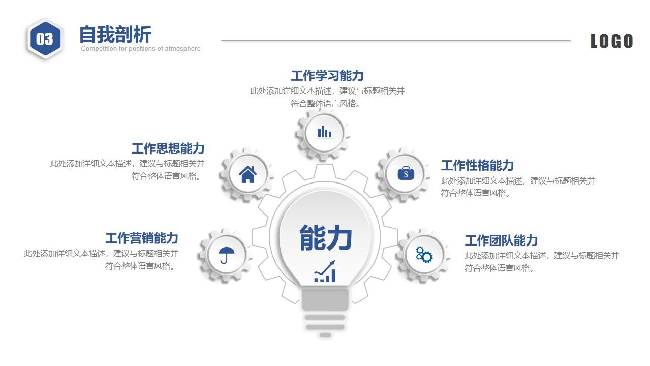 图片[21]-大气蓝色商务微粒体岗位竞聘个人简历PPT模板—免费分享好看实用的个人简历PPT-叨客学习资料网
