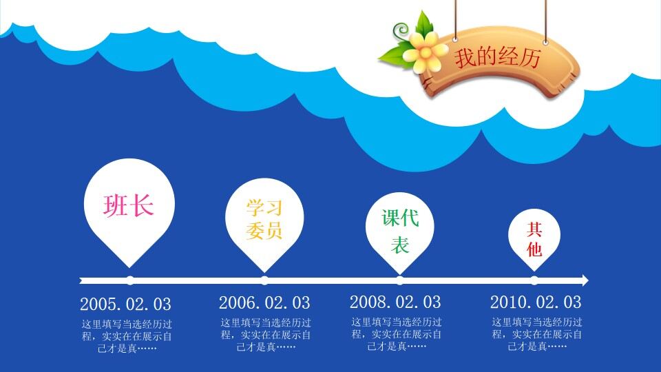 图片[8]-卡通小学生自我介绍PPT模板—免费分享好看实用的个人简历PPT-叨客学习资料网