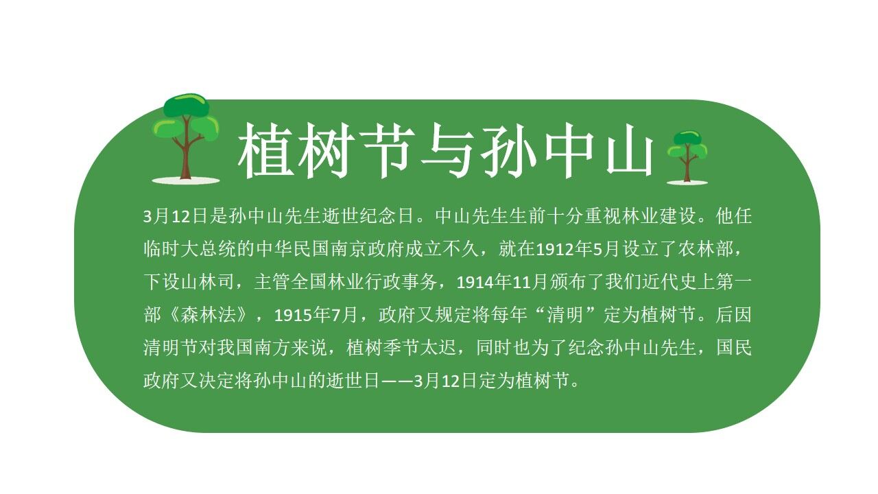图片[18]-312植树节主题班会分享ppt模板—免费分享好看实用的工作总结PPT-叨客学习资料网