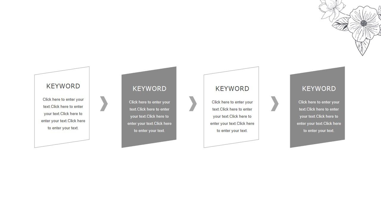 图片[8]-花卉素描背景的答辩ppt模板—免费分享好看实用的毕业答辩PPT-叨客学习资料网