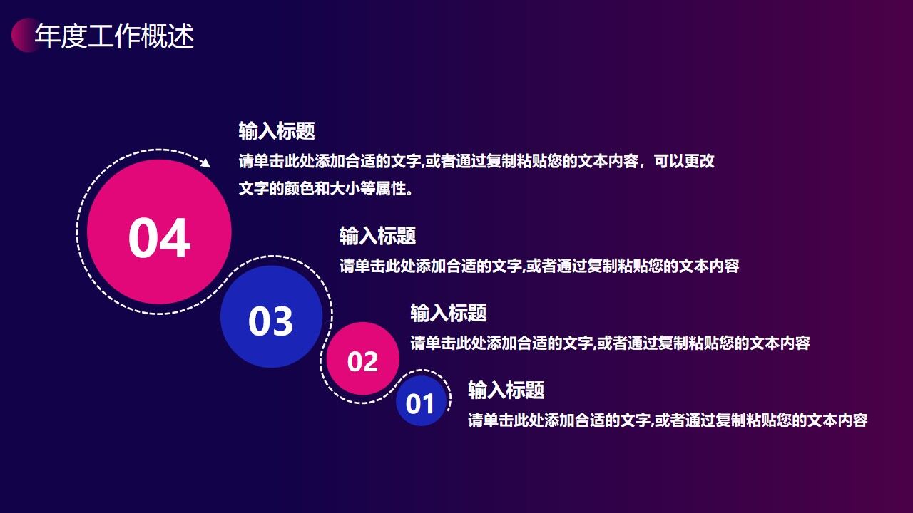 图片[9]-蓝紫渐变背景的工作总结汇报PPT模板—免费分享好看实用的工作汇报PPT-叨客学习资料网