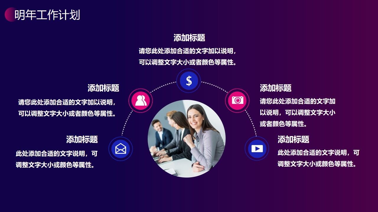 图片[19]-蓝紫渐变背景的工作总结汇报PPT模板—免费分享好看实用的工作汇报PPT-叨客学习资料网