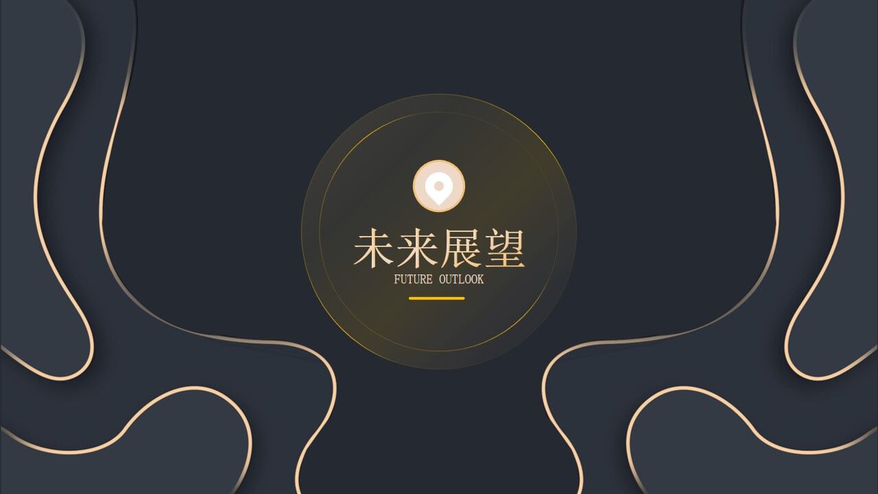 图片[14]-简约黑金等高线高端年终汇报ppt模板—免费分享好看实用的工作汇报PPT-叨客学习资料网