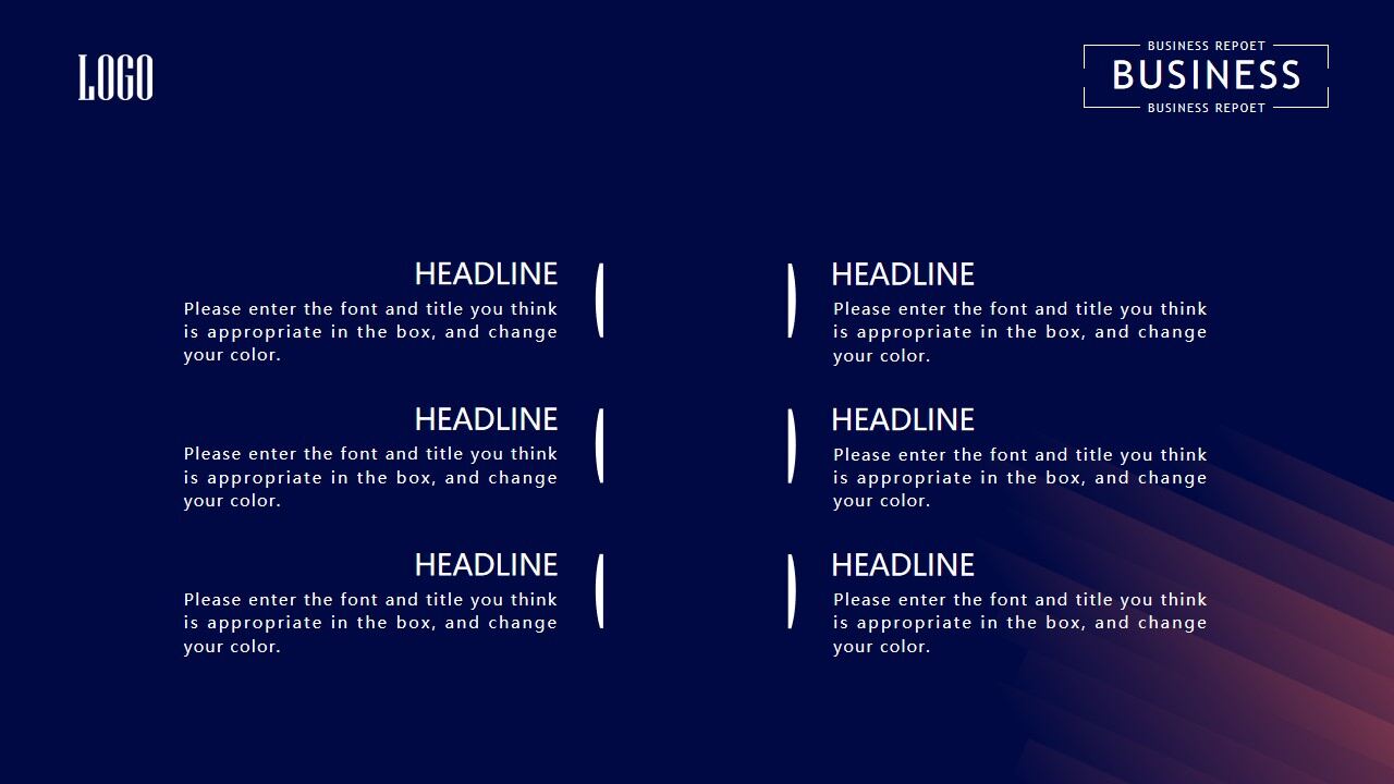 图片[5]-简约创意蓝橙配色商务汇报PPT模板—免费分享好看实用的工作汇报PPT-叨客学习资料网