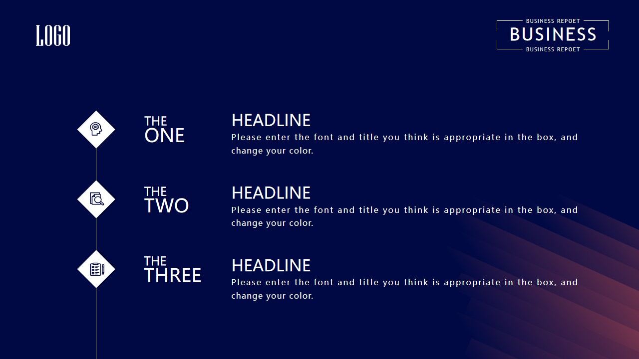 图片[15]-简约创意蓝橙配色商务汇报PPT模板—免费分享好看实用的工作汇报PPT-叨客学习资料网