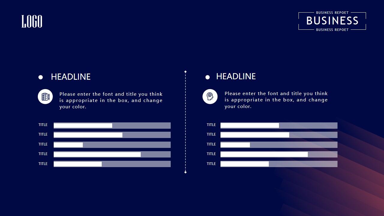 图片[14]-简约创意蓝橙配色商务汇报PPT模板—免费分享好看实用的工作汇报PPT-叨客学习资料网