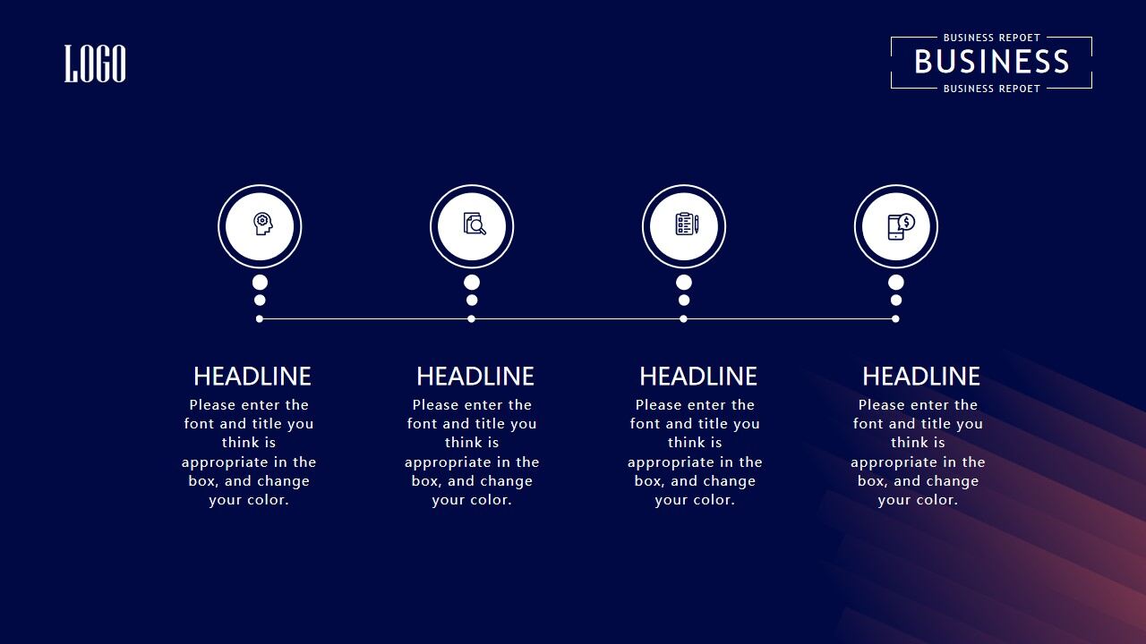 图片[16]-简约创意蓝橙配色商务汇报PPT模板—免费分享好看实用的工作汇报PPT-叨客学习资料网