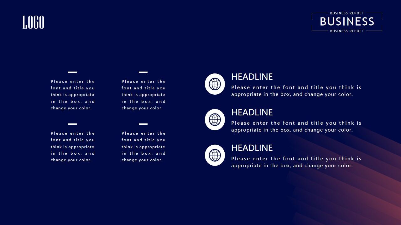 图片[21]-简约创意蓝橙配色商务汇报PPT模板—免费分享好看实用的工作汇报PPT-叨客学习资料网