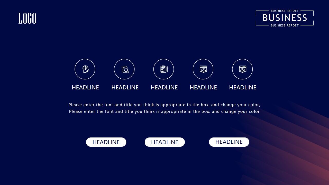 图片[22]-简约创意蓝橙配色商务汇报PPT模板—免费分享好看实用的工作汇报PPT-叨客学习资料网
