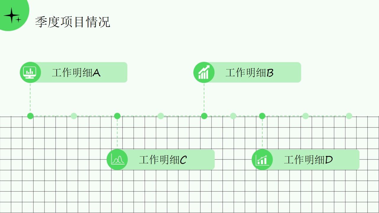 图片[7]-绿色简约清新风年终总结ppt模板—免费分享好看实用的工作汇报PPT-叨客学习资料网