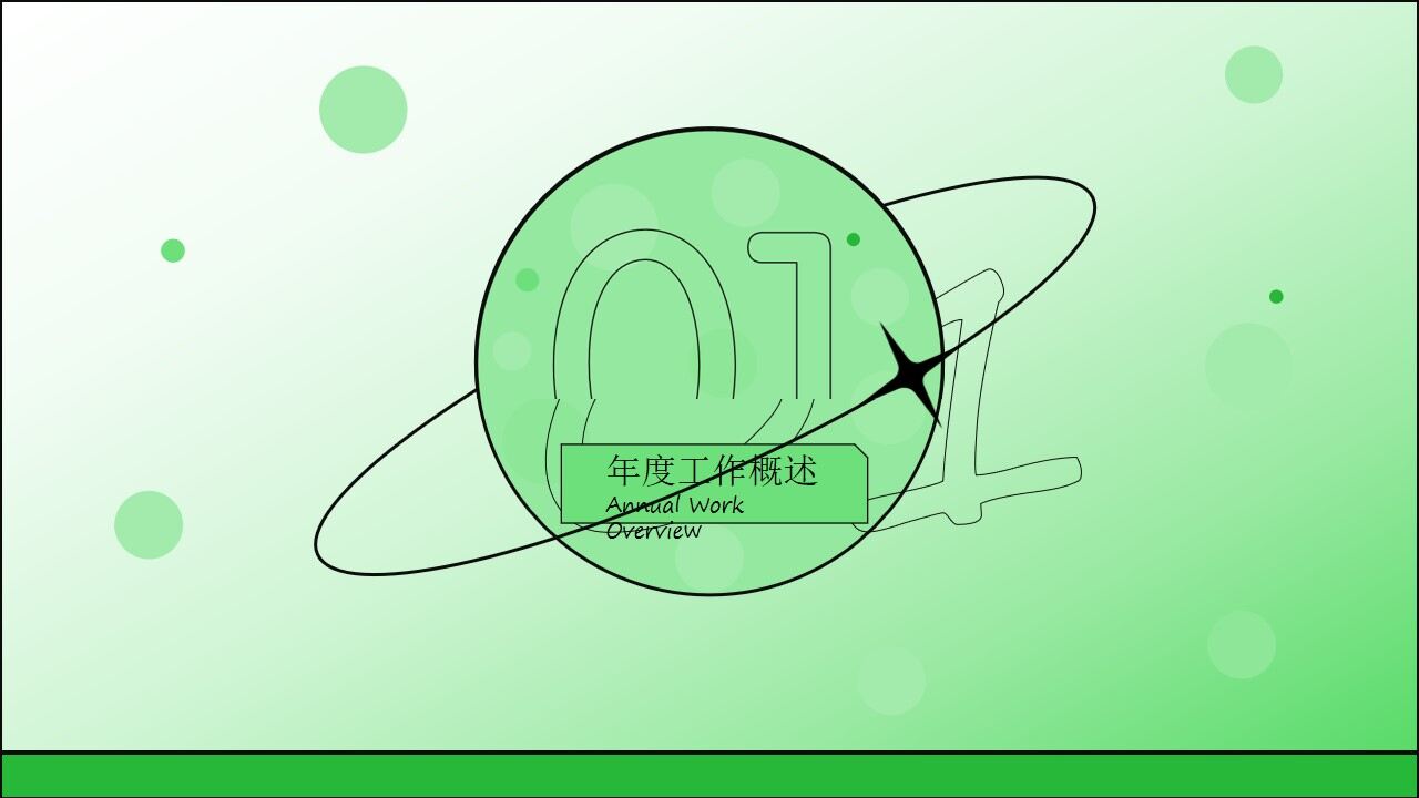 图片[3]-绿色简约清新风年终总结ppt模板—免费分享好看实用的工作汇报PPT-叨客学习资料网