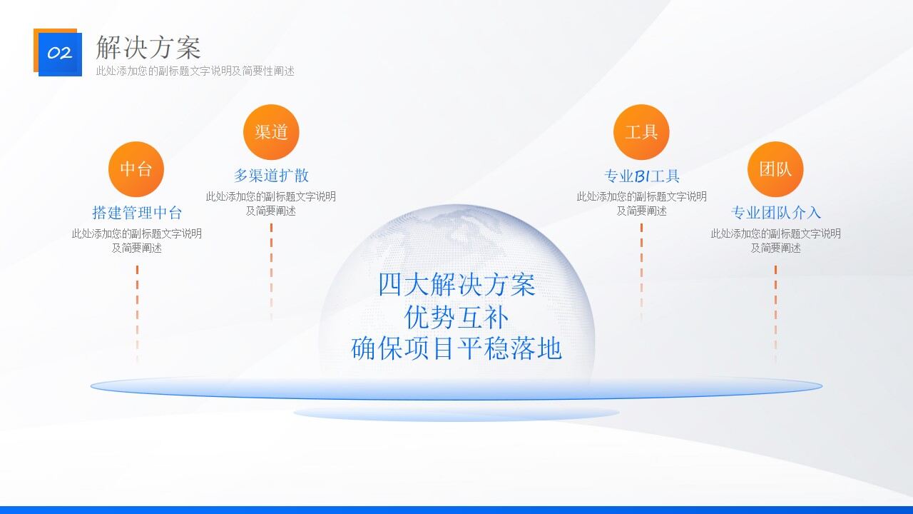 图片[18]-蓝橙几何风部门年终总结汇报商务ppt模板—免费分享好看实用的工作汇报PPT-叨客学习资料网