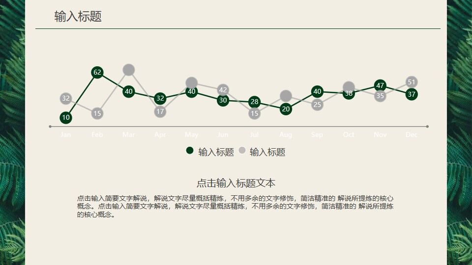 图片[8]-简约清新绿叶背景的年中工作总结PPT模板—免费分享好看实用的工作汇报PPT-叨客学习资料网