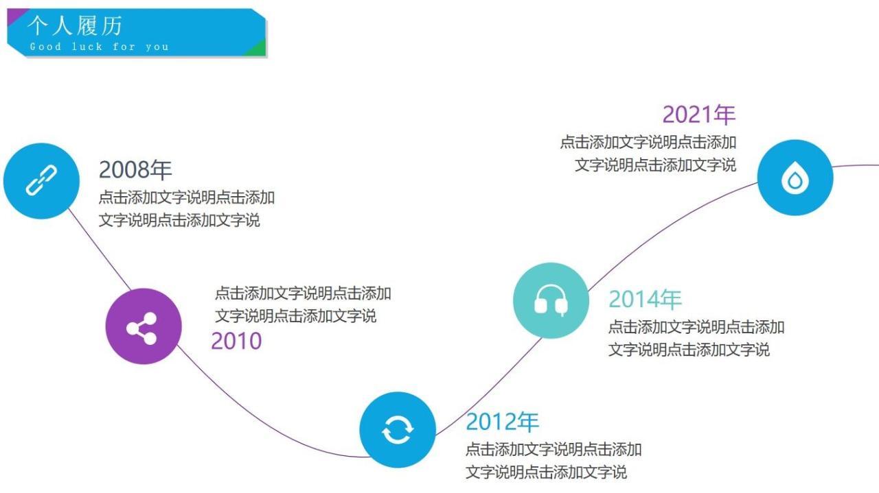 图片[5]-简单实用型个人简历岗位竞聘求职PPT模板—免费分享好看实用的个人简历PPT-叨客学习资料网