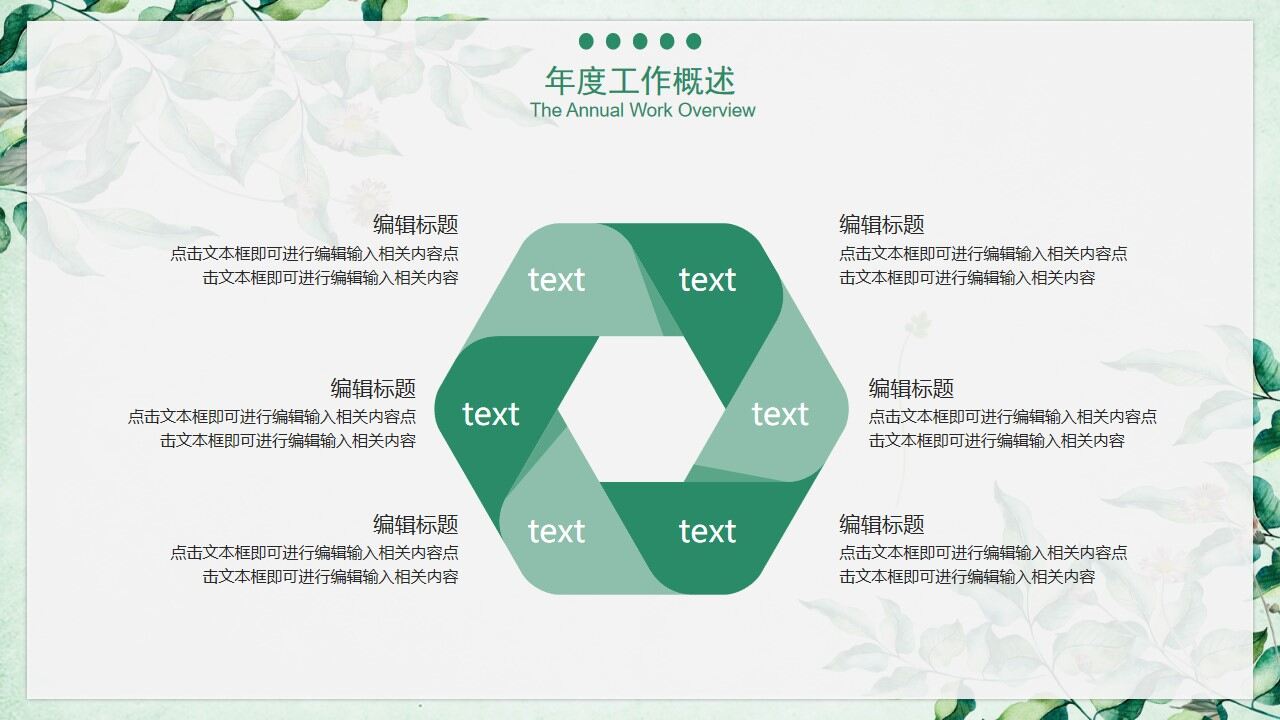 图片[7]-绿色小清新文艺工作计划总结PPT模板—免费分享好看实用的工作汇报PPT-叨客学习资料网