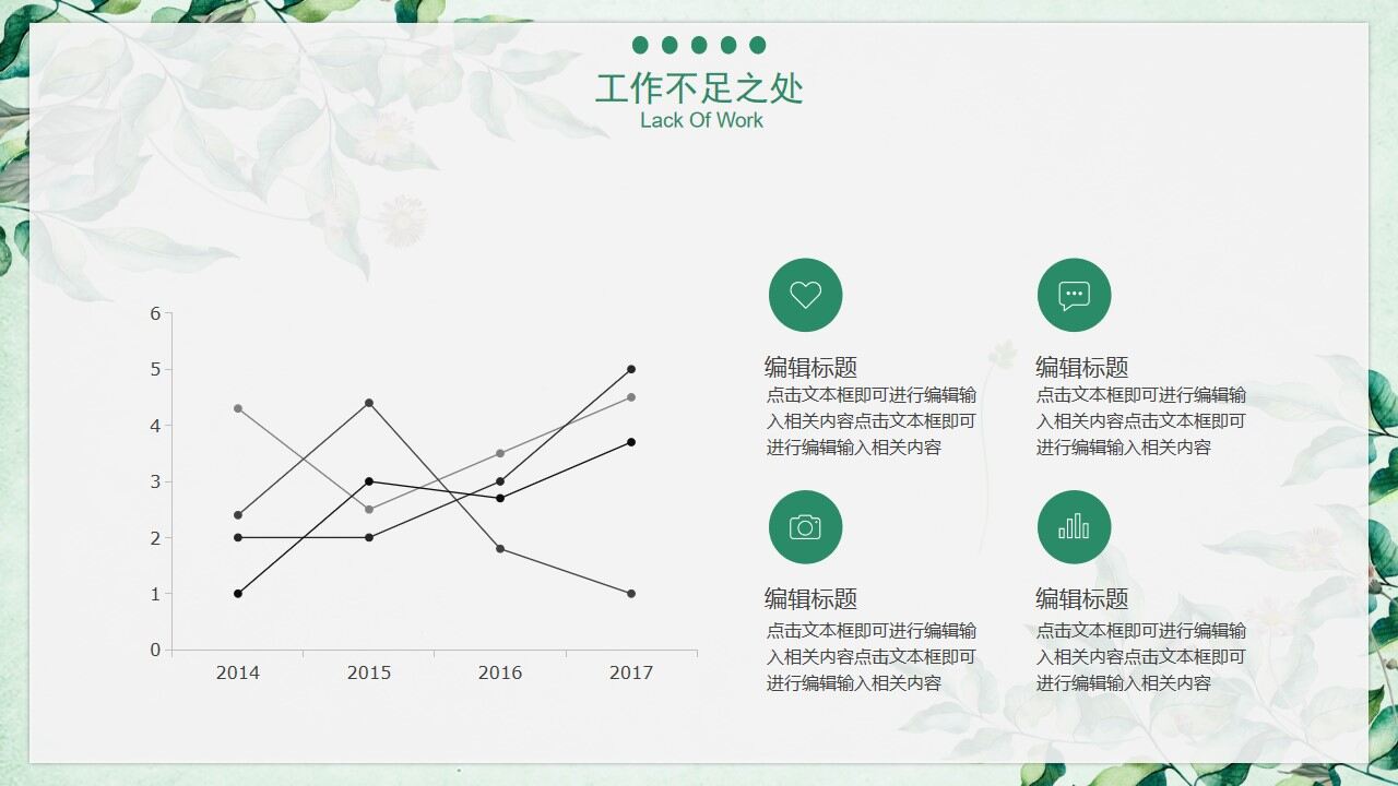 图片[17]-绿色小清新文艺工作计划总结PPT模板—免费分享好看实用的工作汇报PPT-叨客学习资料网
