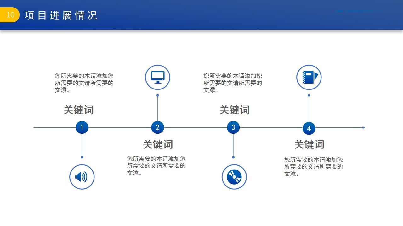 图片[10]-简约蓝色项目汇报工作总结PPT模板—免费分享好看实用的工作汇报PPT-叨客学习资料网