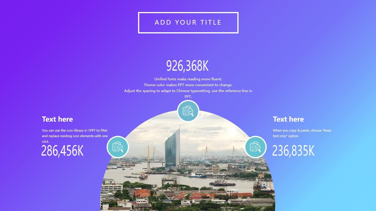图片[8]-时尚蓝紫渐变背景商务汇报PPT模板—免费分享好看实用的工作汇报PPT-叨客学习资料网
