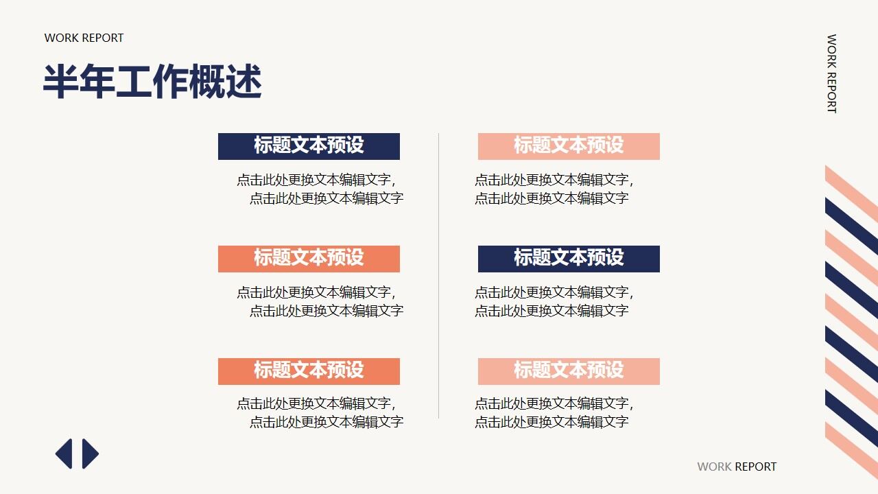 图片[7]-复古蓝橙网页风半年工作总结汇报PPT模板—免费分享好看实用的工作汇报PPT-叨客学习资料网