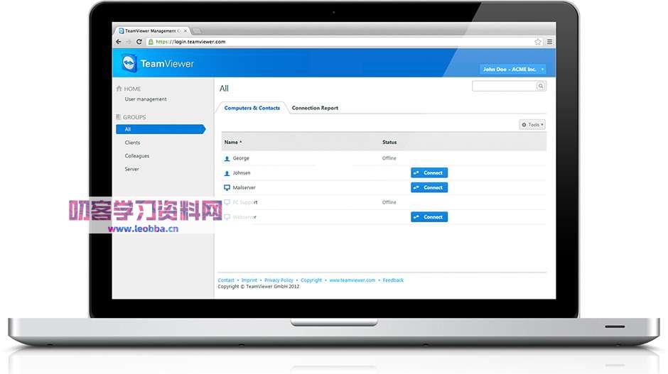 远程控制软件-TeamViewer 15破解版-叨客学习资料网