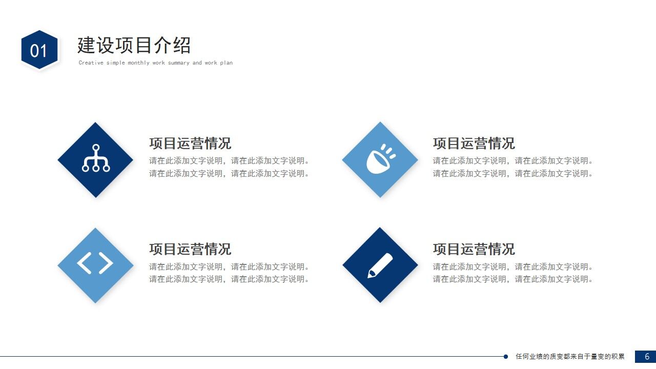 图片[5]-蓝色简约商务工程项目汇报工作总结项目报告PPT模板—免费分享好看实用的工作汇报PPT-叨客学习资料网