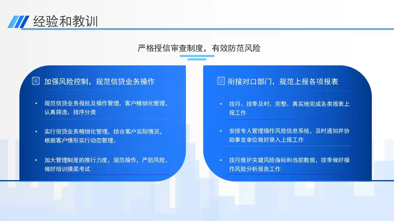 2023精美商务蓝银行工作总结ppt模板 2023精美商务蓝银行工作总结ppt模板