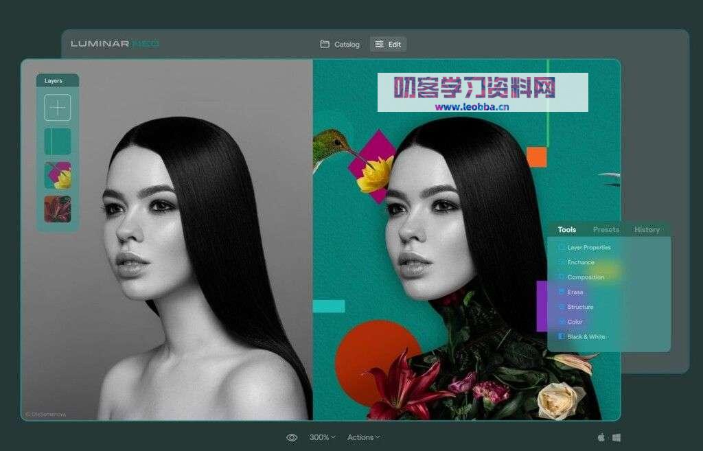 创意图像编辑器-Luminar Neo 破解激活版-叨客学习资料网