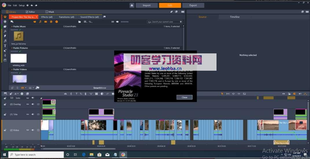视频编辑软件-Pinnacle Studio 20-叨客学习资料网