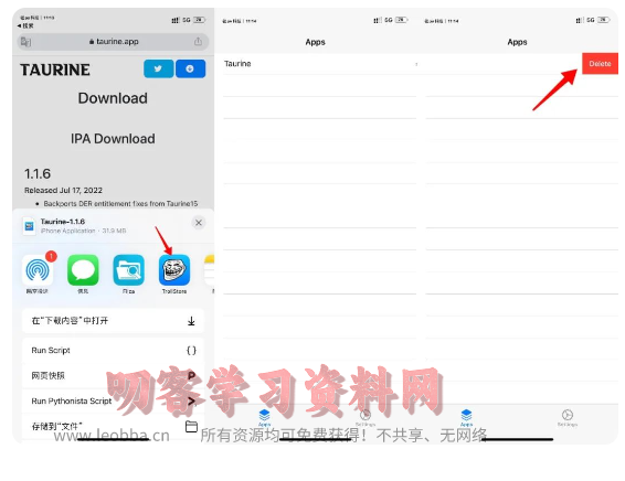 免电脑教程|iOS 15.2-15.4.1 A12-A15 设备支持 TrollStore 安装永久版免签名验证IPA安装包工具-叨客学习资料网