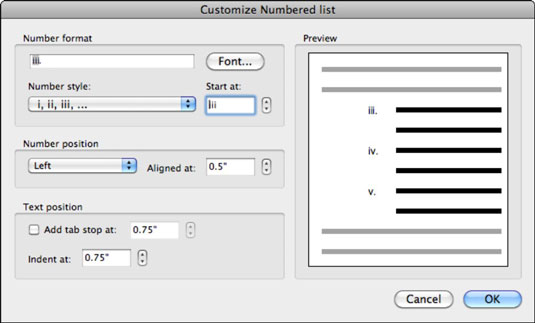 如何在Mac的Word 2011中自定义编号列表？-叨客学习资料网