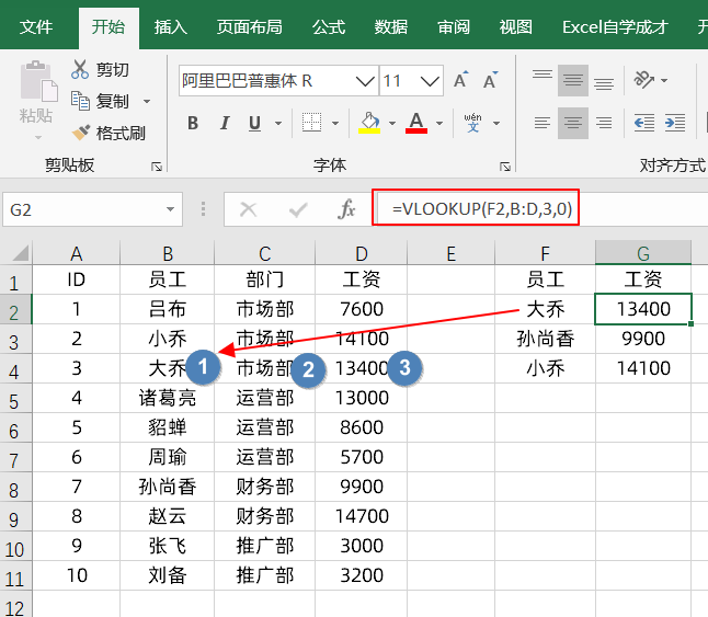 Vlookup的模糊匹配，你会吗—excel技巧教程|叨客学习资料网-叨客学习资料网