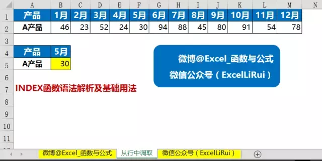 最全INDEX函数教程,这便是学好Excel的秘籍!